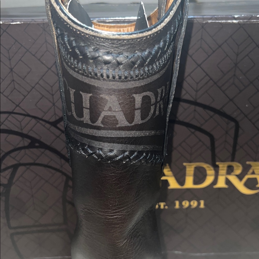 Cuadra Black Caiman Men's Cowboy Boots Worn Once. - Picture 8 of 11